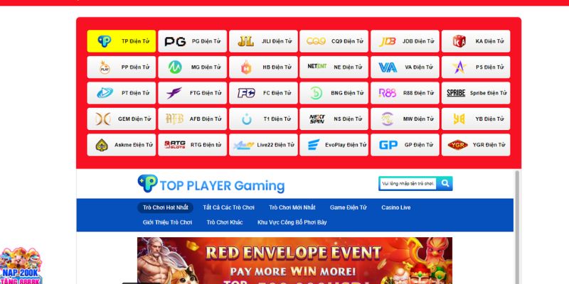 Sảnh trò chơi slot game được nhiều người yêu thích hiện nay 